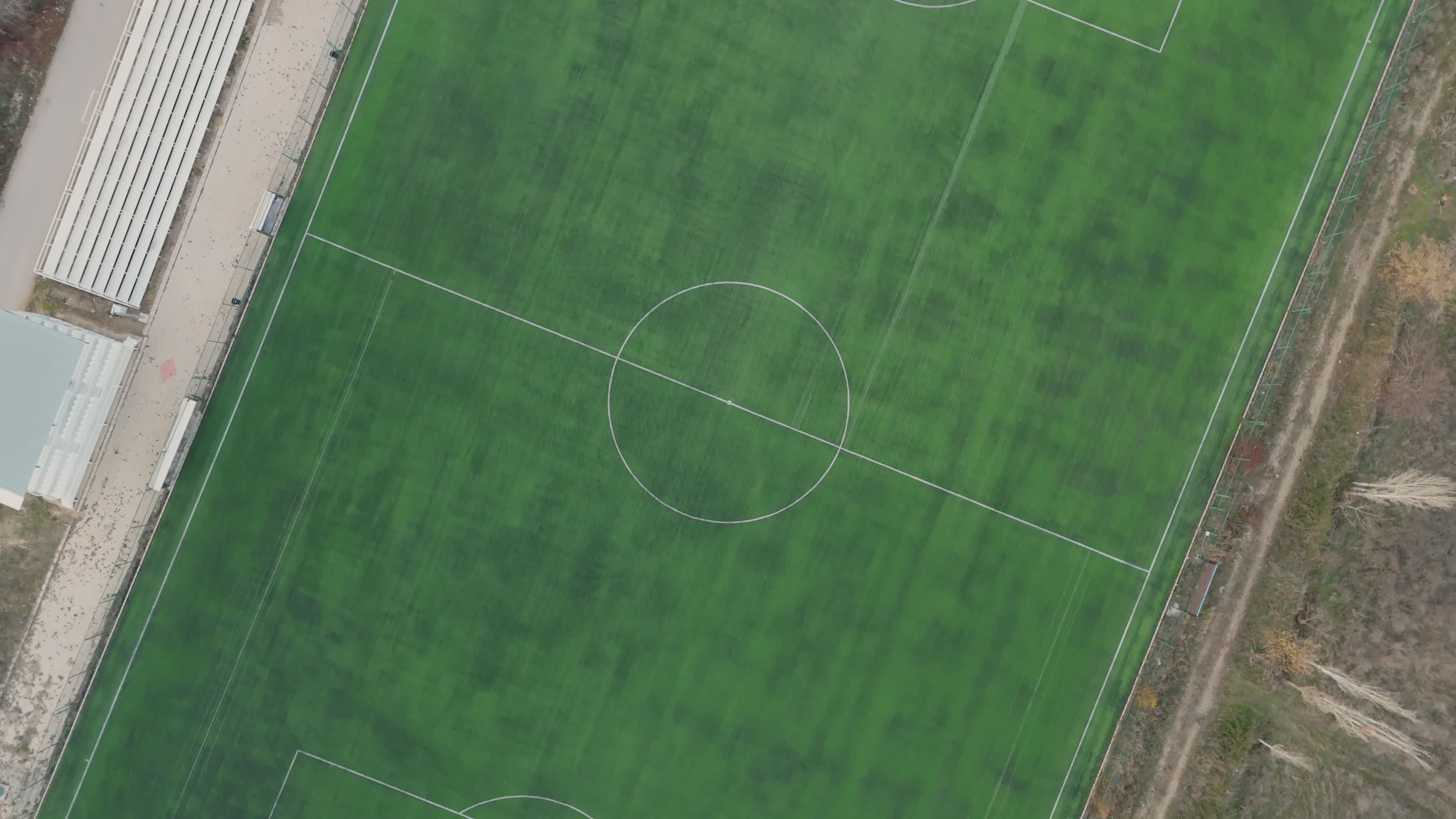 Drone Footage of a Soccer Stadium Free Stock Video Footage, Royalty ...