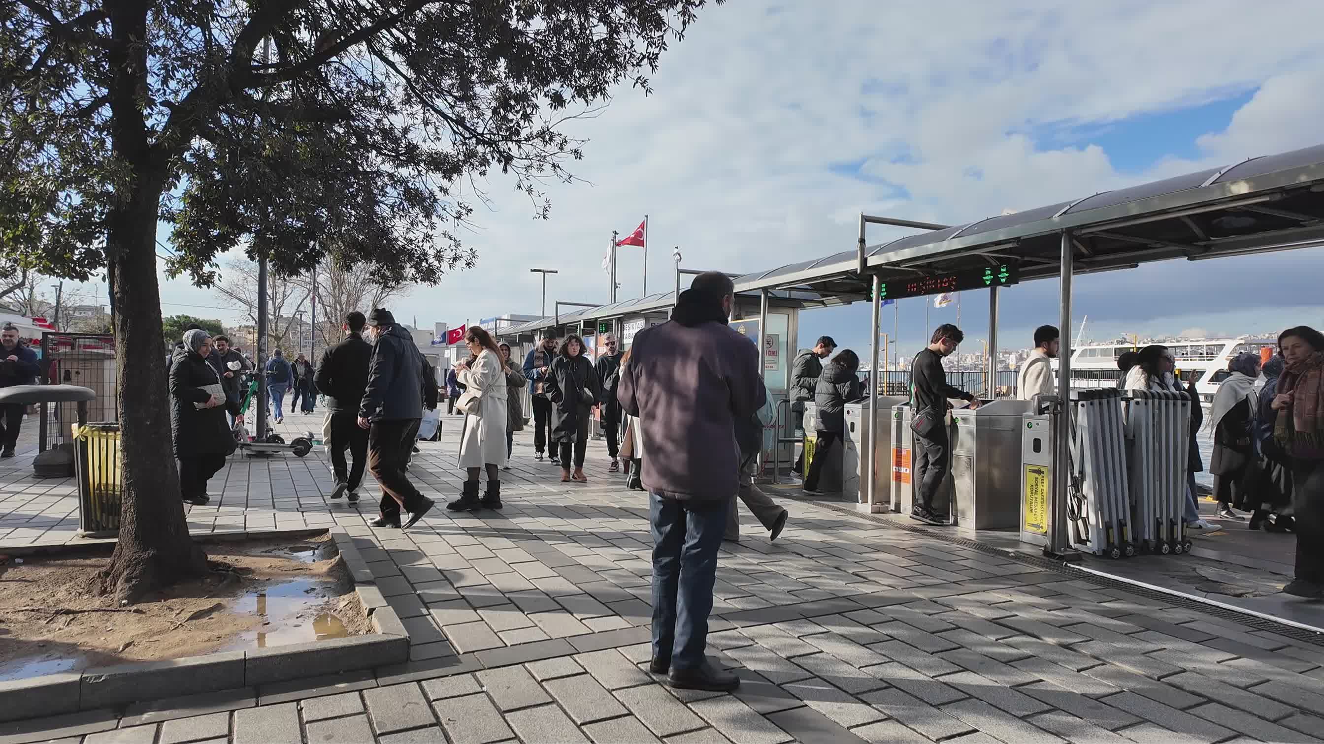 Busy Outdoor Market with Diverse Crowd Free Stock Video Footage ...