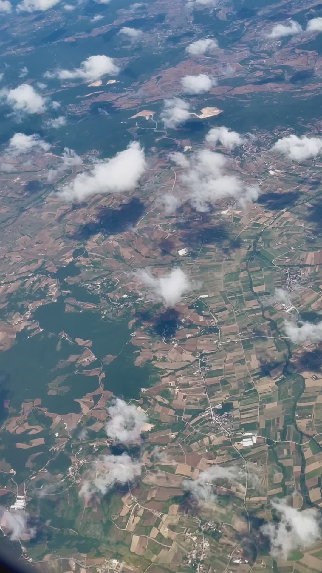 Aerial View of Scenic Green Landscape Free Stock Video Footage, Royalty ...