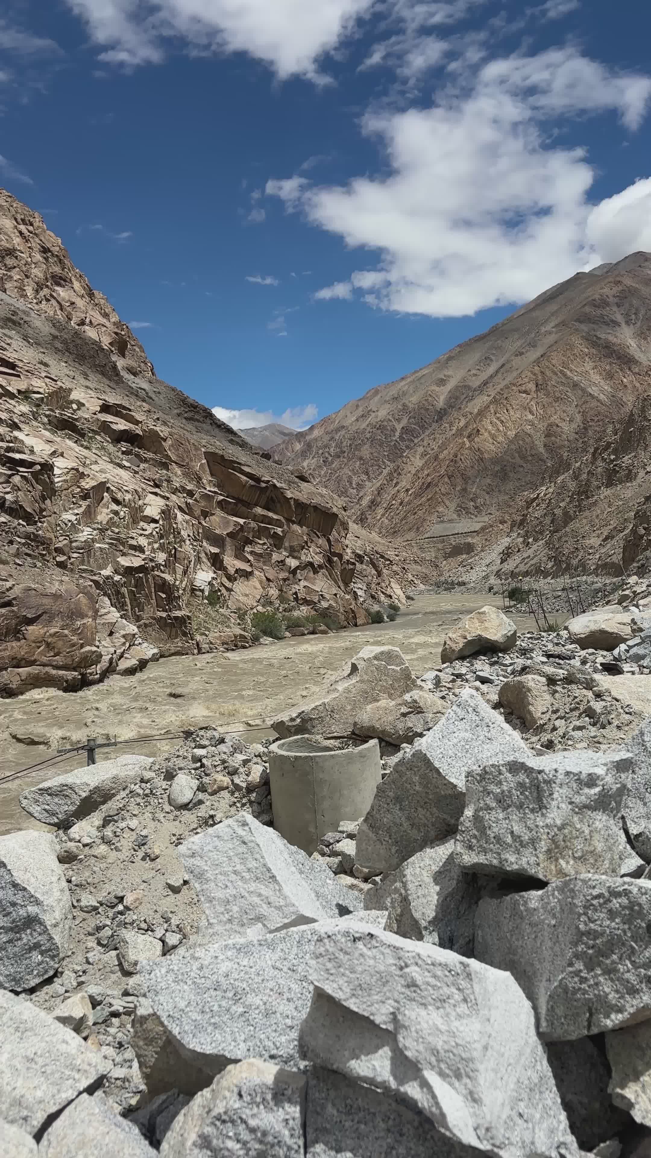 Majestic Himalayan Mountain River Landscape Free Stock Video Footage ...