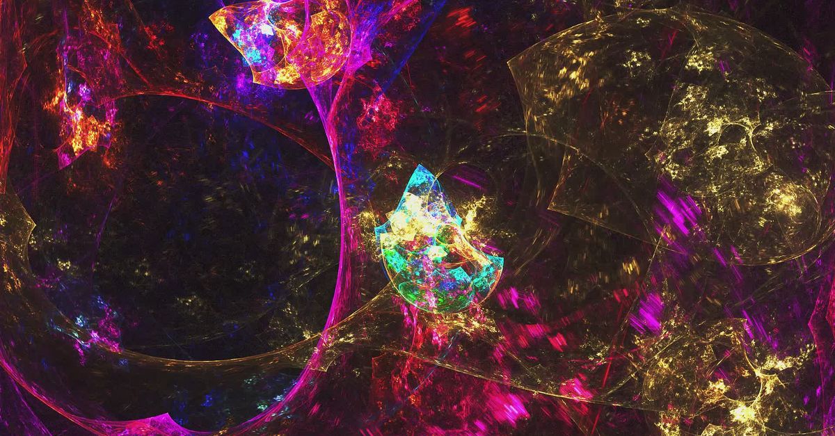 Vibrant Abstract Animation with Colorful Fractals Free Stock Video ...