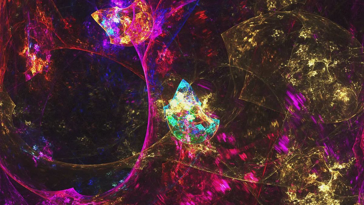 Vibrant Abstract Animation with Tangles Loop Free Stock Video Footage ...