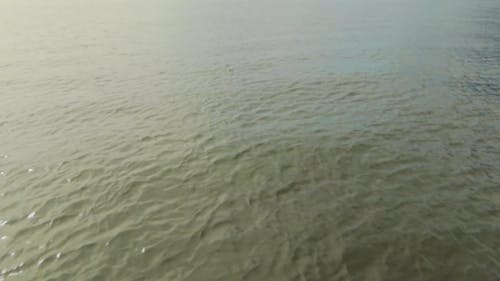 Drone Footage Of A Lake Water Surface 