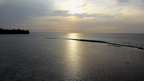 Aerial Shot Of Ocean