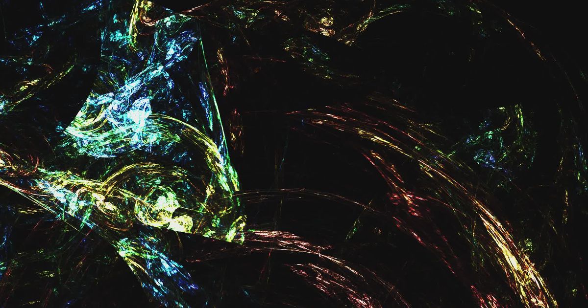 vibrant abstract fractal animation loop 35444762