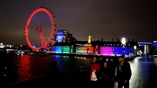 Night View of London Eye