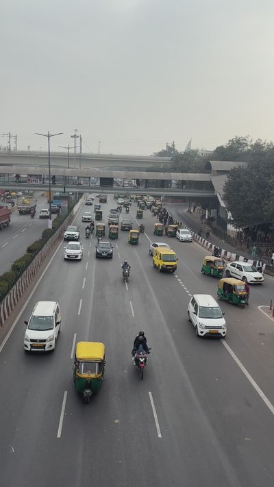 Busy Urban Traffic in Delhi, India Free Stock Video Footage, Royalty ...