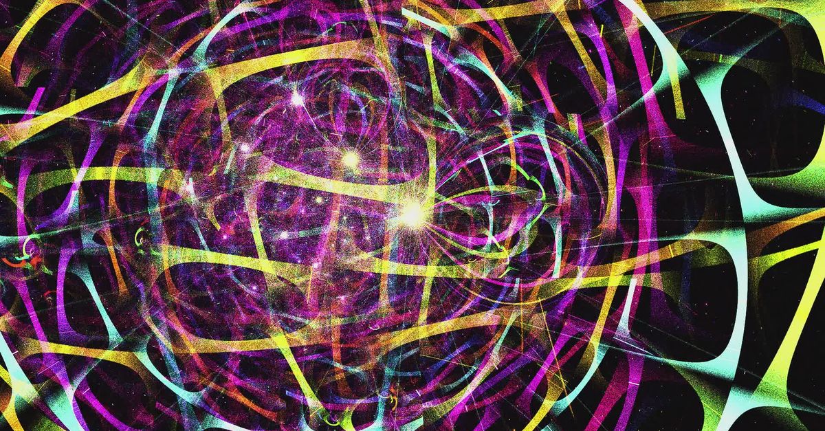 Vibrant Abstract Animation with Tangles Loop Free Stock Video Footage ...