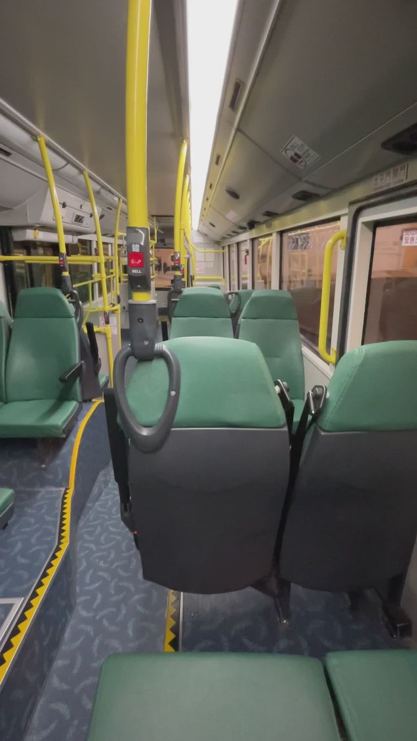 Help Teamwork Empty Bus Empty Bus Interior with Green Seats Free Stock Video Footage, Royalty ...
