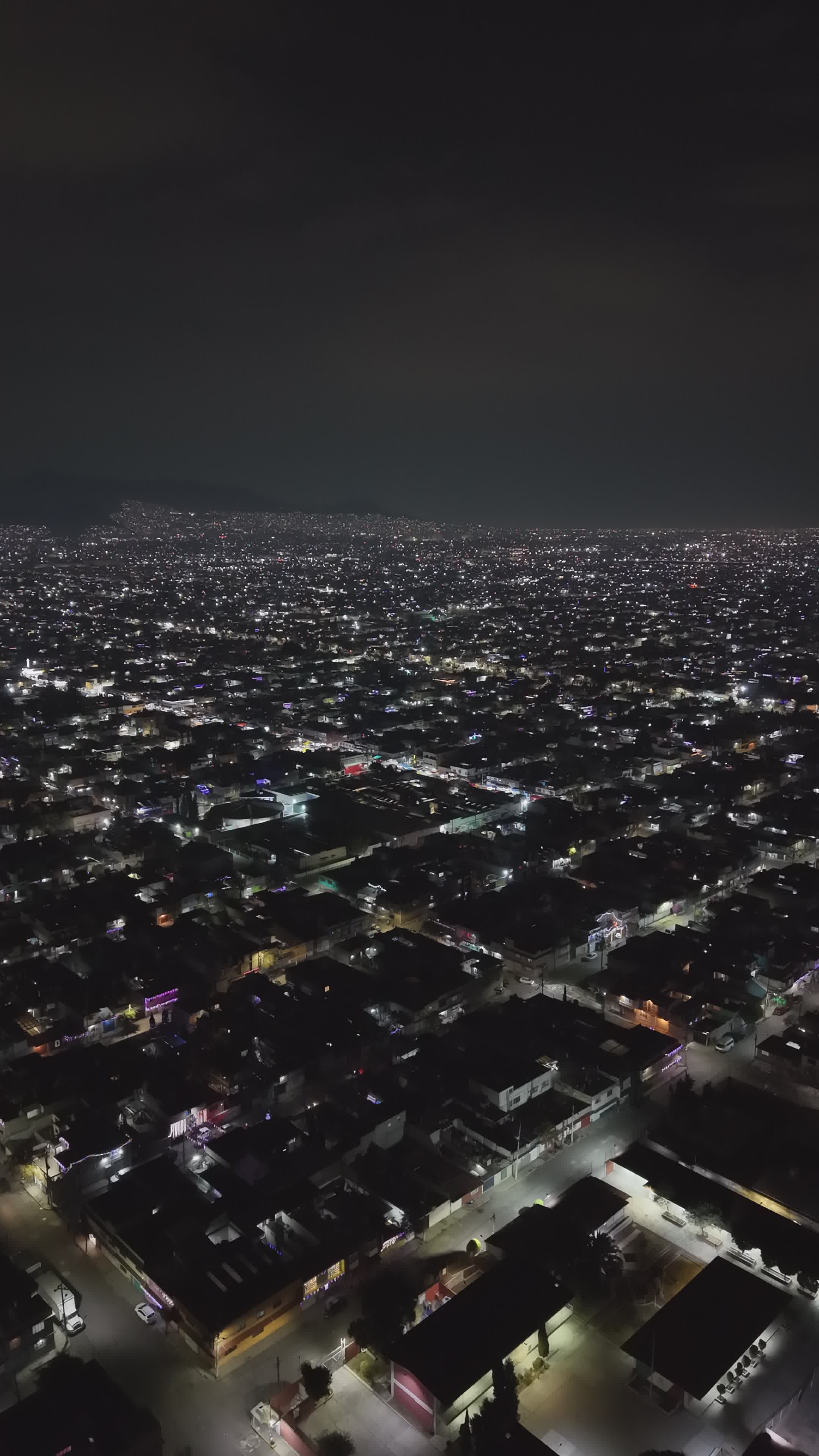 aerial night view of mexico city skyline 35528988 — free pexels stock footage