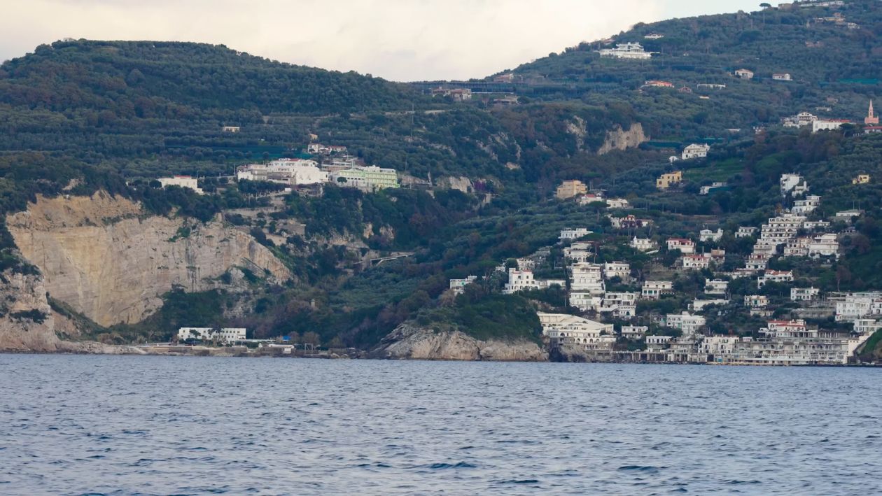 Scenic Italian Coastal Village Landscape Free Stock Video Footage ...