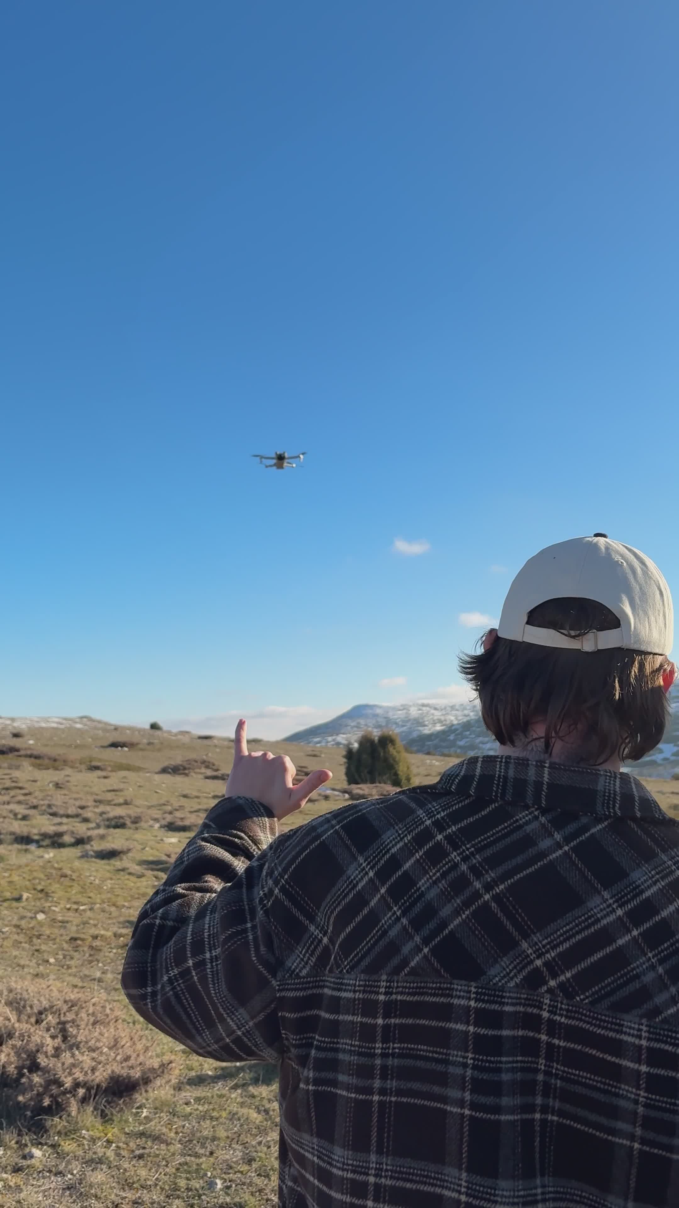 Outdoor Drone Flying in Scenic Mountain Setting Free Stock Video ...