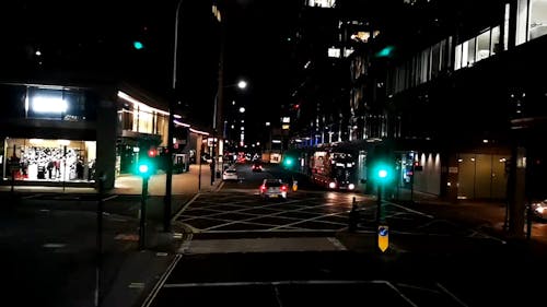 Городское вождение ночью