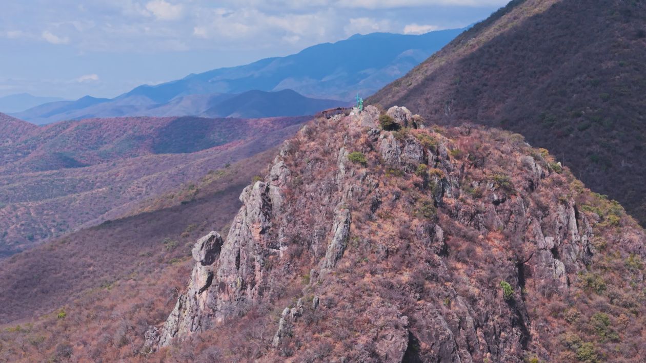Stunning Aerial View of Rocky Mountain Range Free Stock Video Footage ...