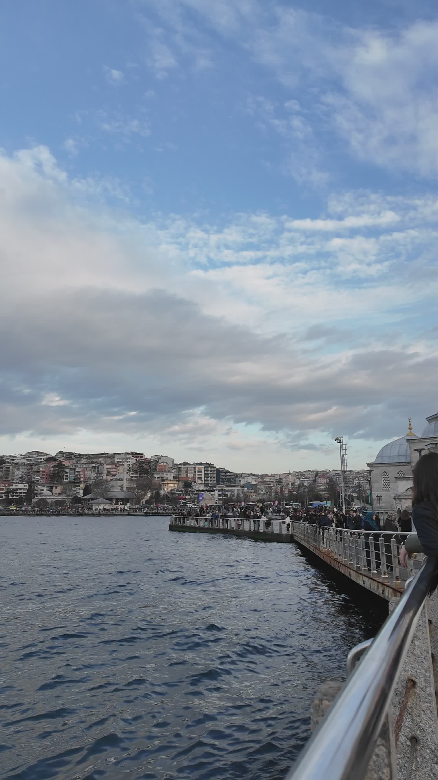 Scenic Waterfront View of Coastal City Skyline Free Stock Video Footage ...