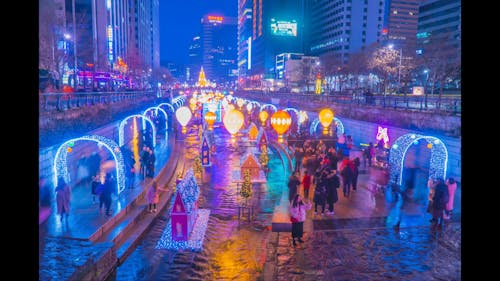 Time Lapse Video of a Busy Street