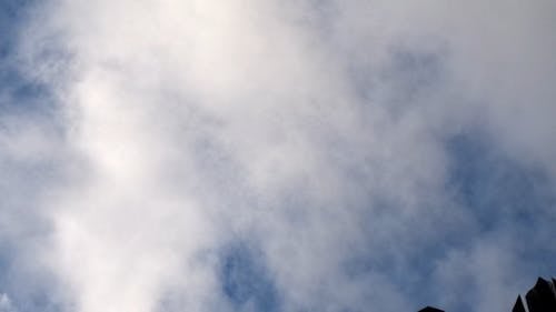 A Formation Of Clouds Moving By The Wind Direction