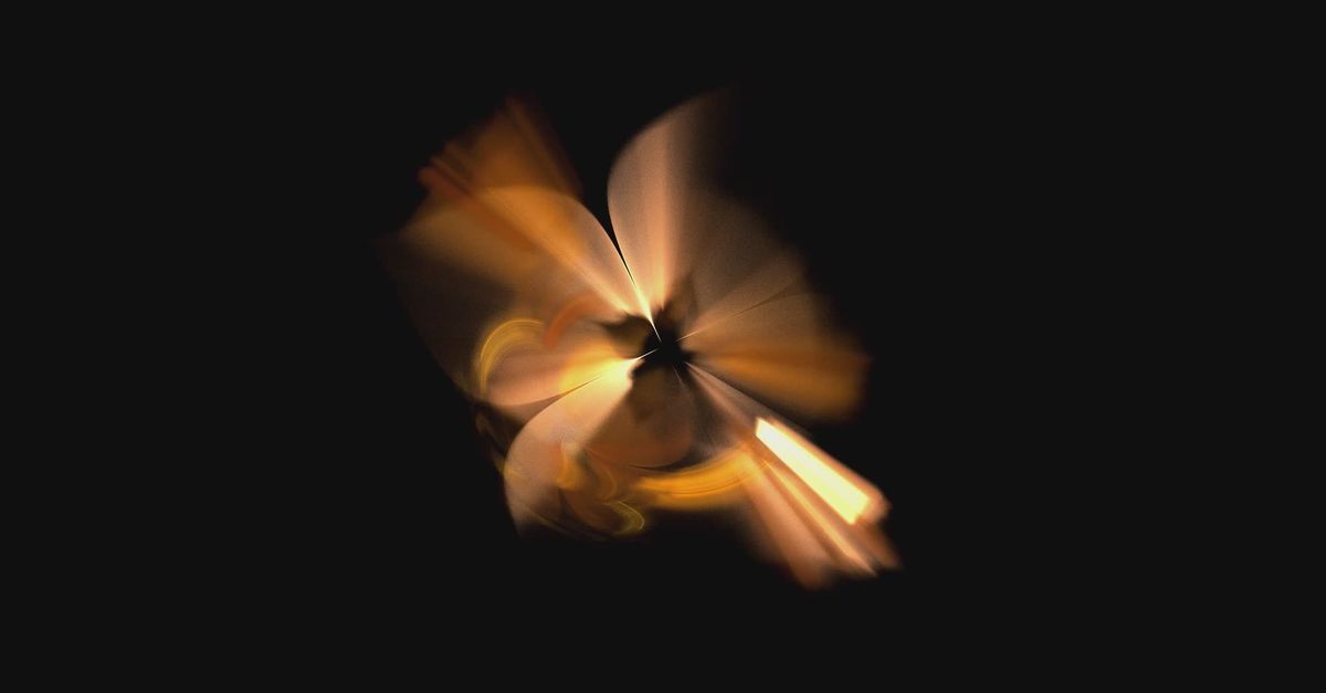 Dynamic Abstract Animation with Floral Elements Free Stock Video ...