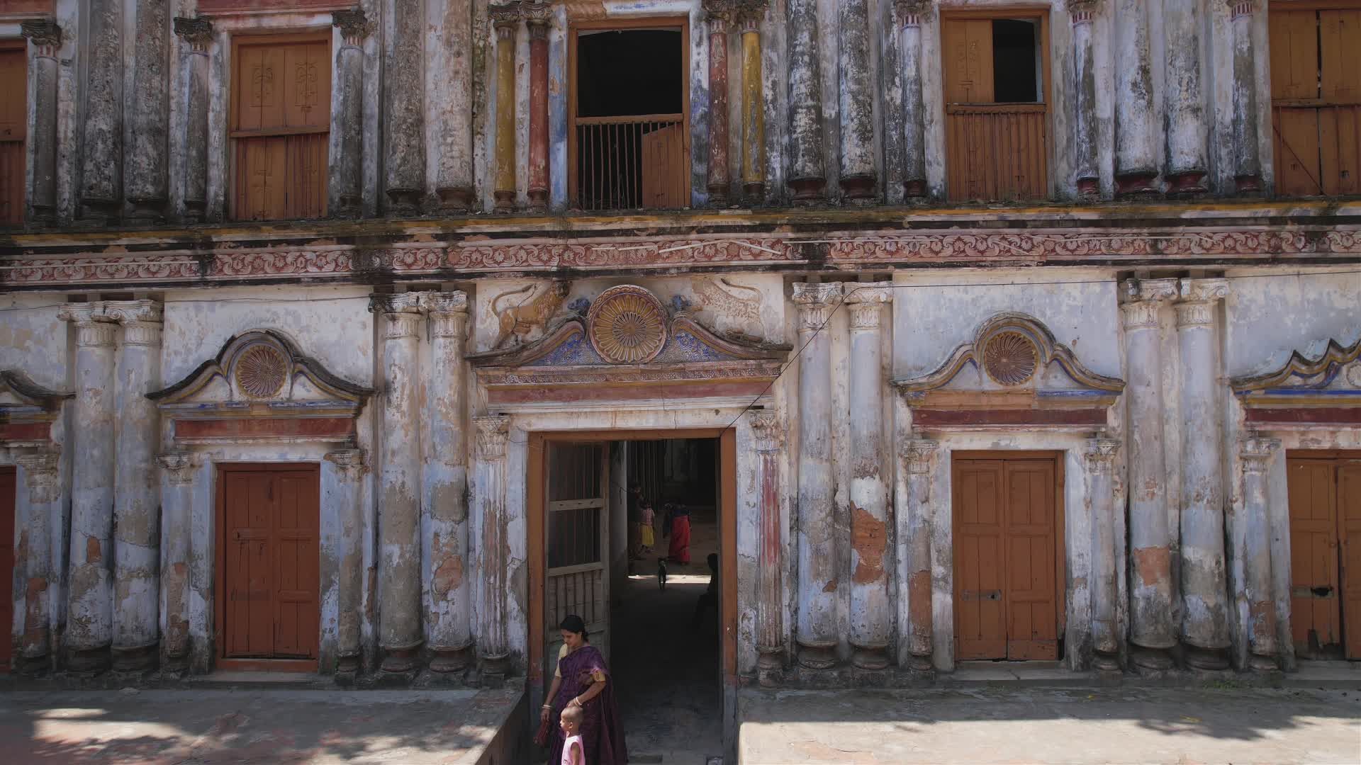 Aerial View of Historic Bangladeshi Building Free Stock Video Footage ...