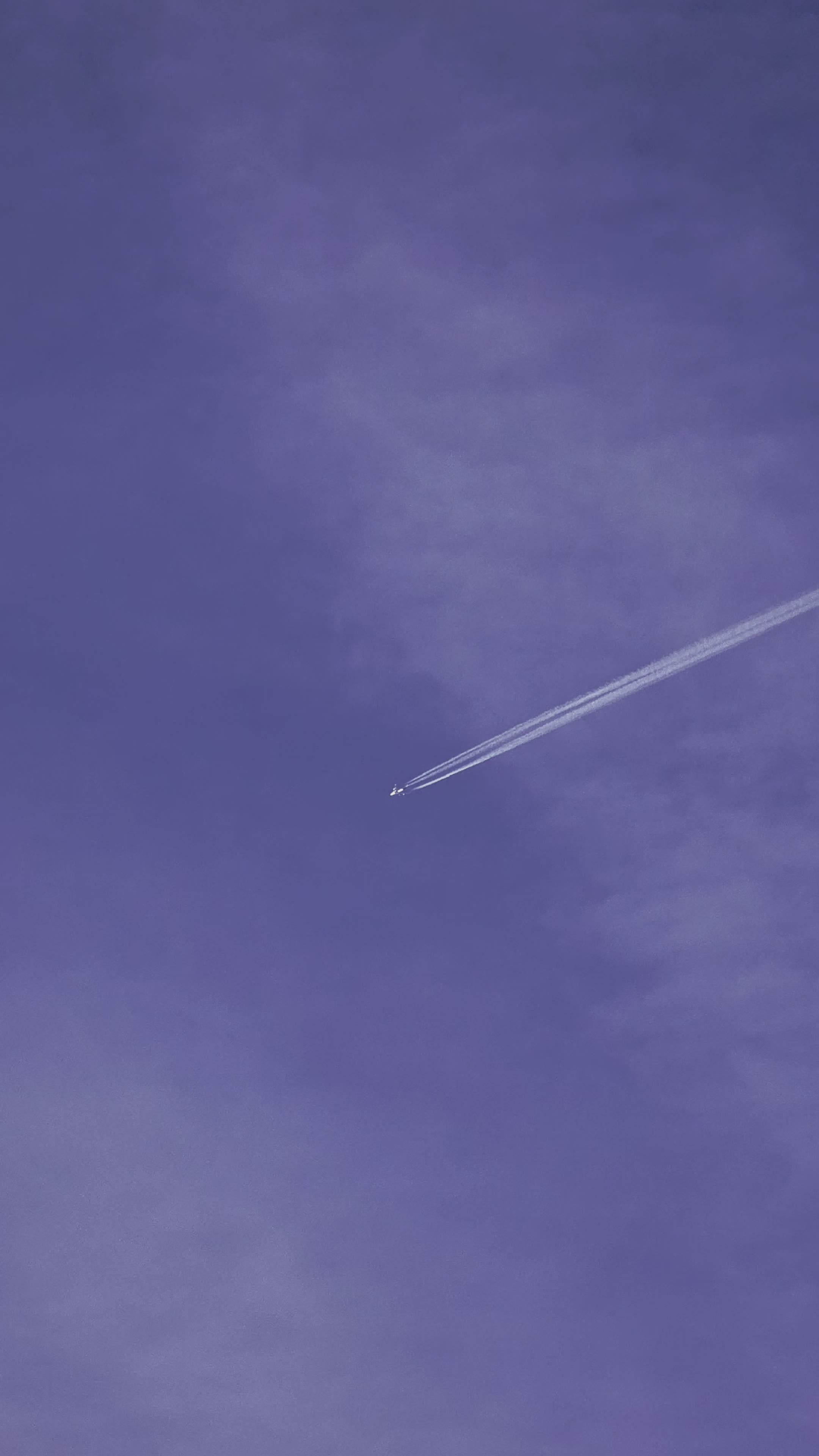 Airplane Contrail in Clear Blue Sky Free Stock Video Footage, Royalty ...
