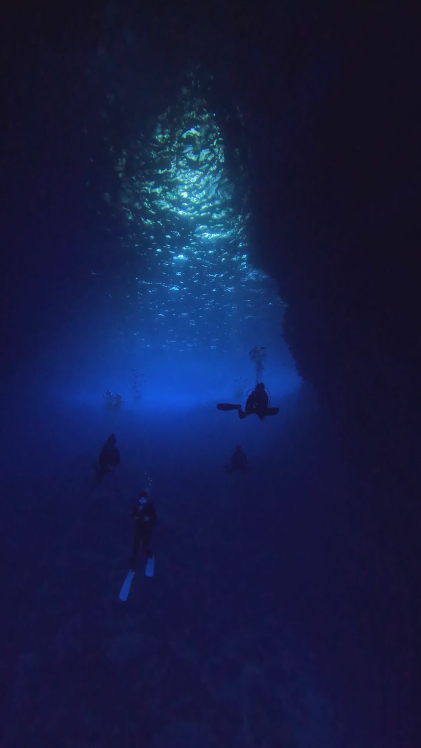 Deep Blue Underwater Scuba Diving Adventure Free Stock Video Footage ...