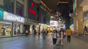 富华里商圈视频素材免费下载视频素材