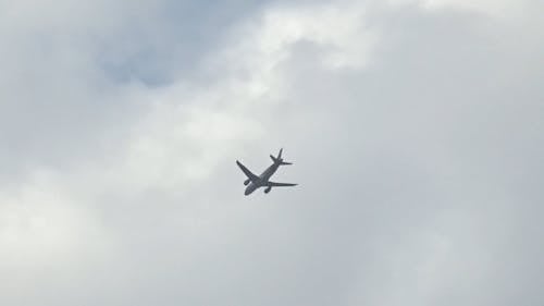 An Airplane Flying in the Sky