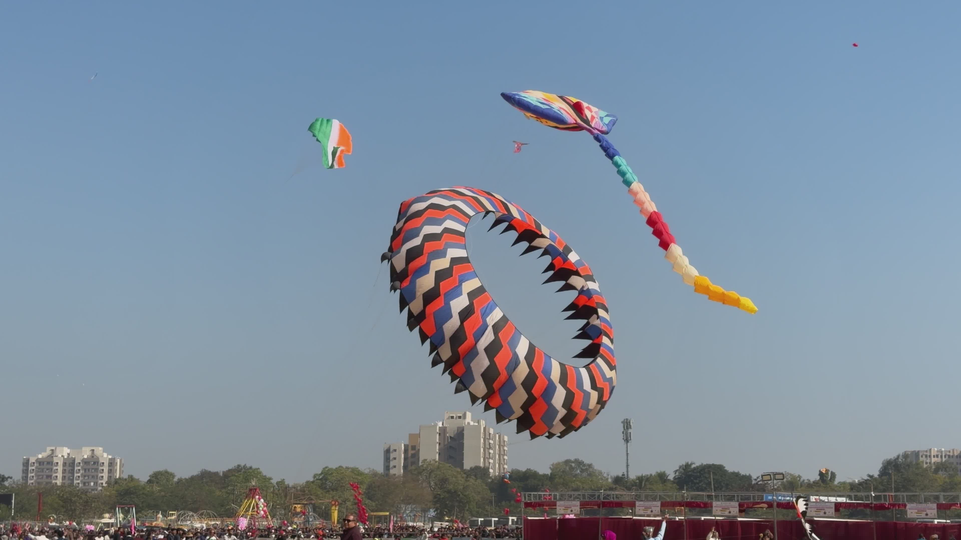 Vibrant Kite Festival in India Free Stock Video Footage, Royalty-Free ...