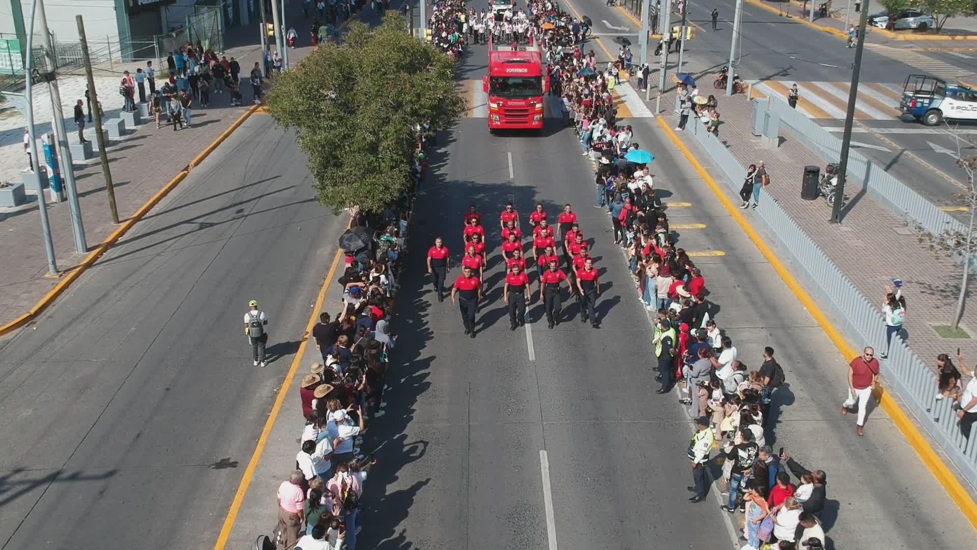 Aerial View of a Vibrant City Parade Free Stock Video Footage, Royalty ...