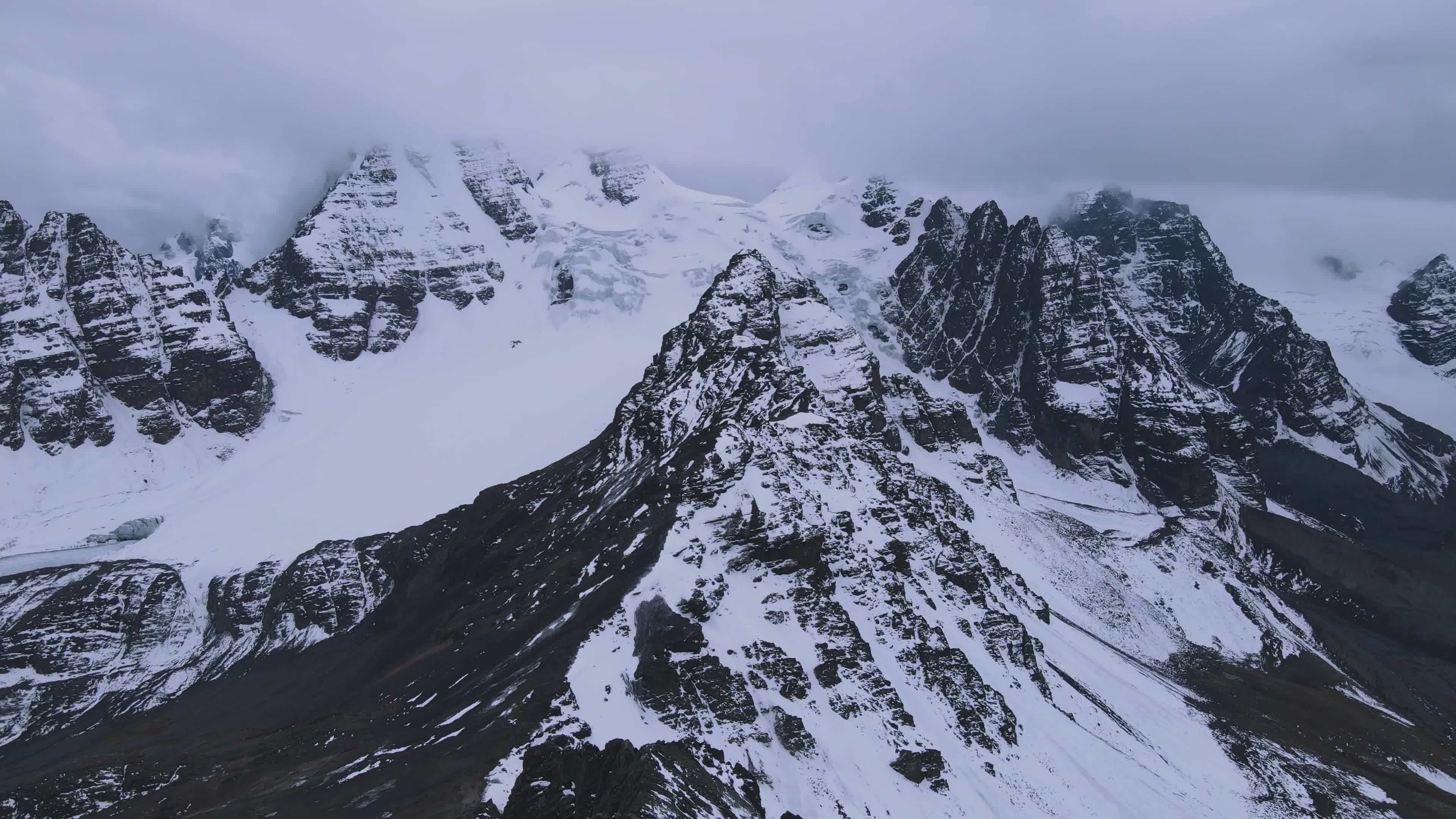 breathtaking aerial view of snow capped andes 35742076 — free pexels stock footage