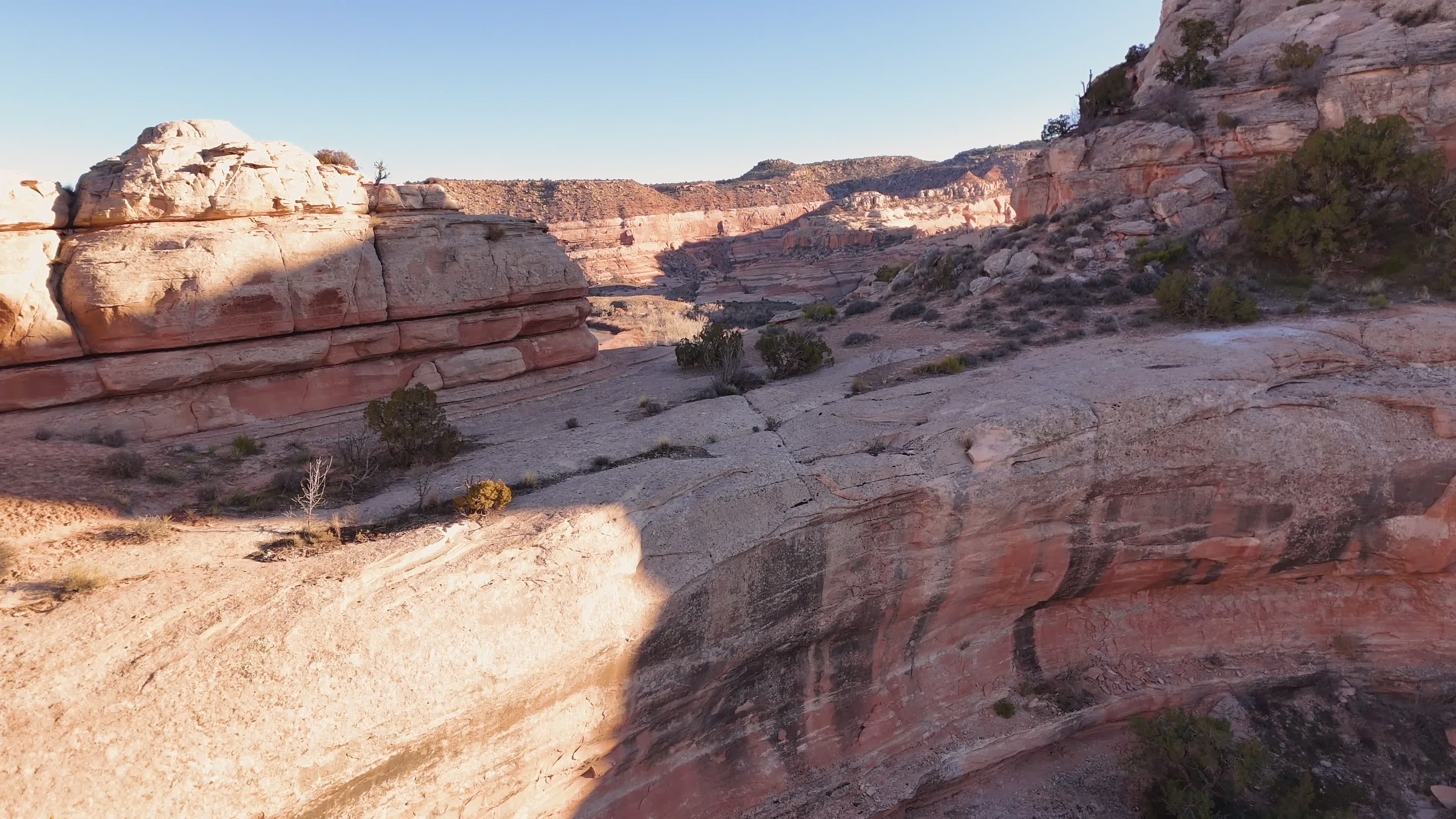Breathtaking Aerial View of Utah's Red Rocks Free Stock Video Footage ...