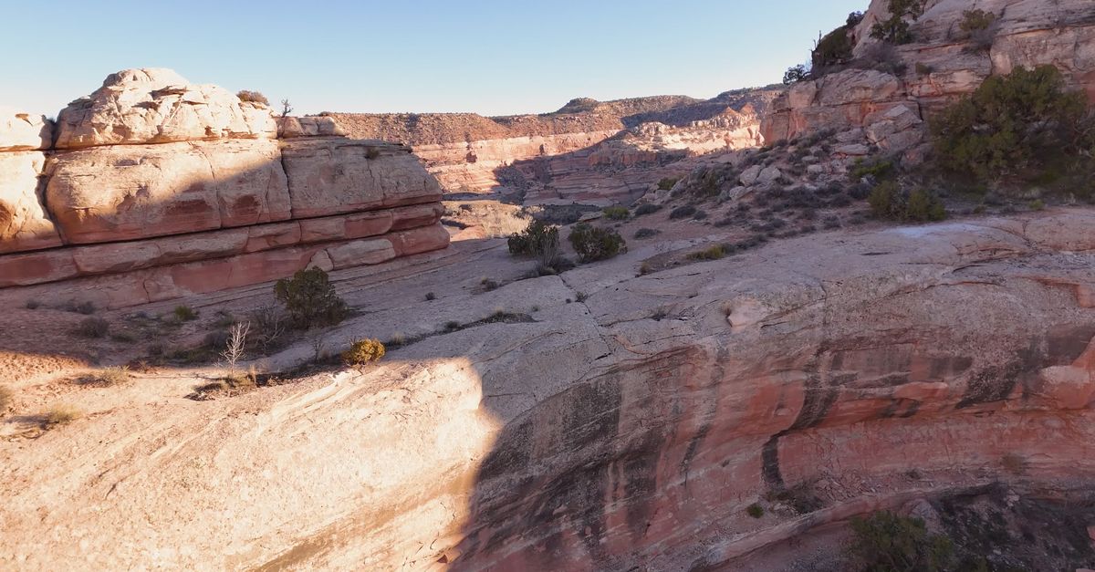 Red Rocks Overhead View Breathtaking Aerial View of Utah's Red Rocks Free Stock Video Footage ...