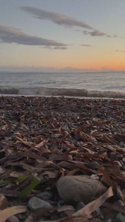 A.DenizD's ocean waves sunset video