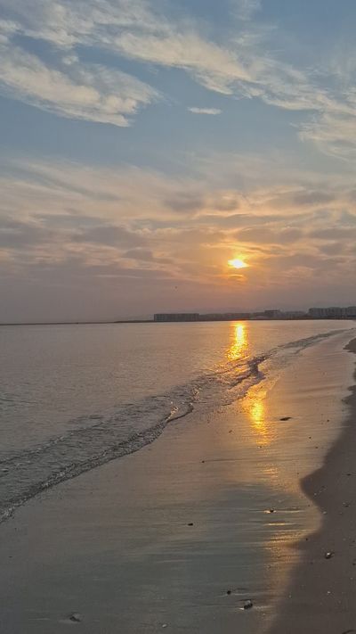 allmunass's ocean waves sunset video