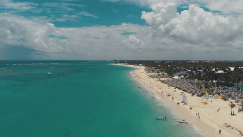 Metraggio Drone Della Spiaggia