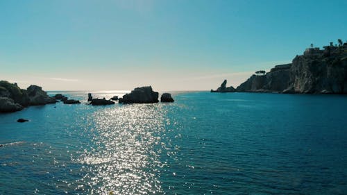 Images De Drone De Formation De Roches Dans La Mer