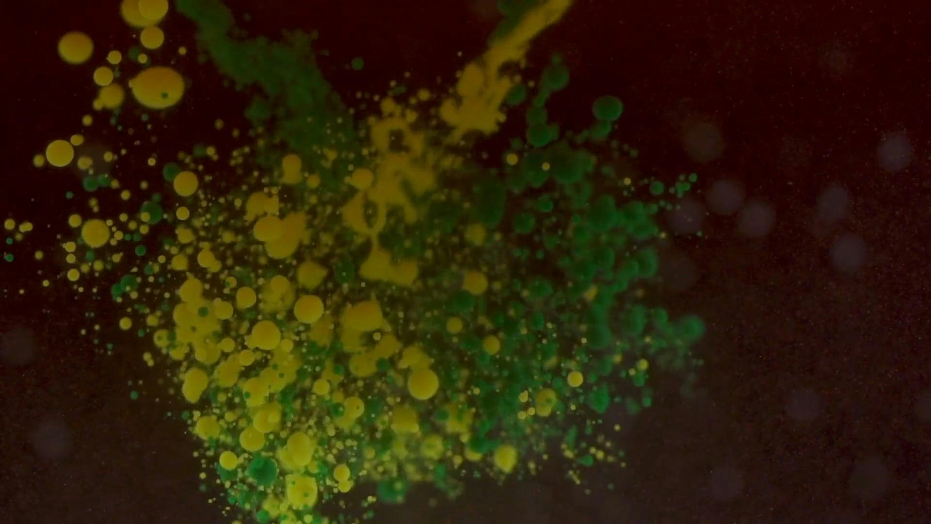 Paint Balls Formed From Colored Liquid Paints Free Stock Video Footage