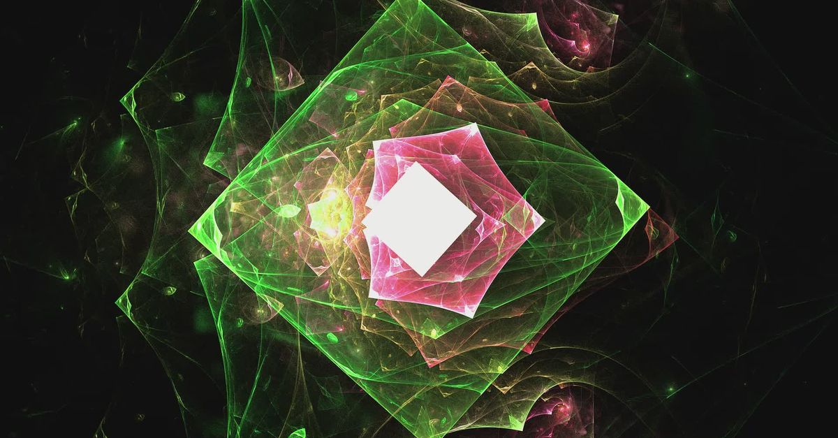 Dynamic Abstract Animation with Green Red Patterns Free Stock Video ...