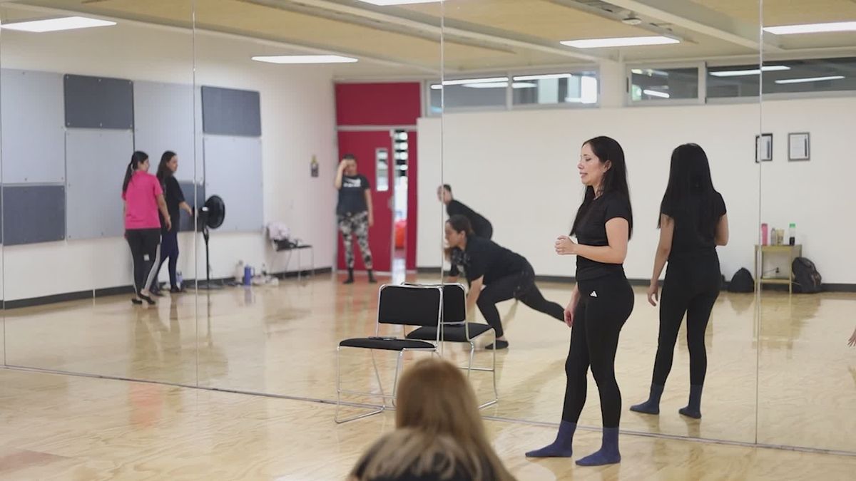 Dynamic Dancing Hall Dynamic Contemporary Dance Class Session Free Stock Video Footage ...