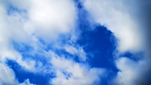 Time-Lapse of Moving Clouds 