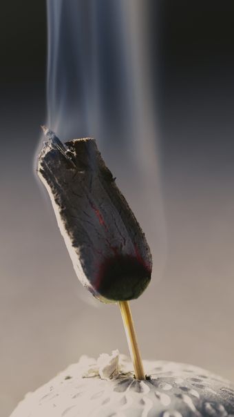 艾灸视频素材