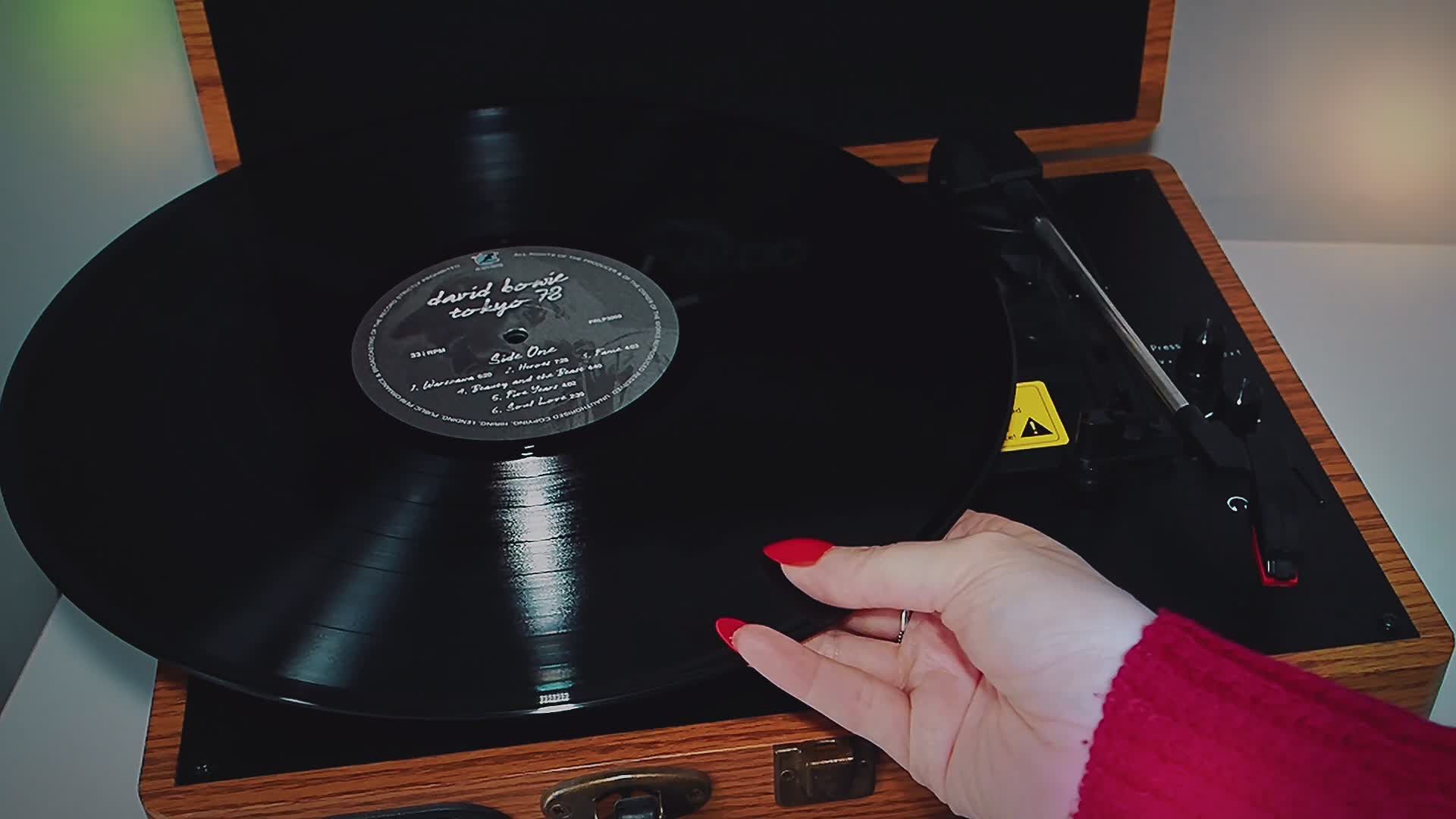 Vinyl Record Player Spinning Classic Record Free Stock Video Footage ...