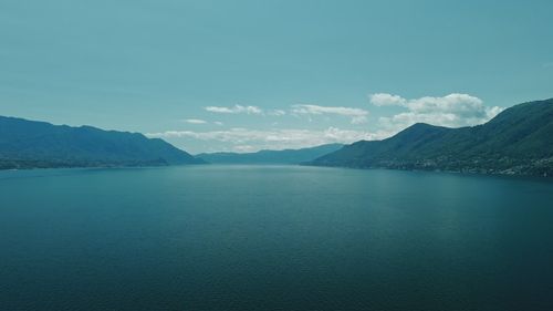 Majestic Aerial View of Tranquil Mountain Lake Free Stock Video Footage ...