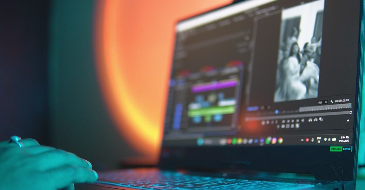 Professional Video Editing on Laptop Screen Free Stock Video Footage ...