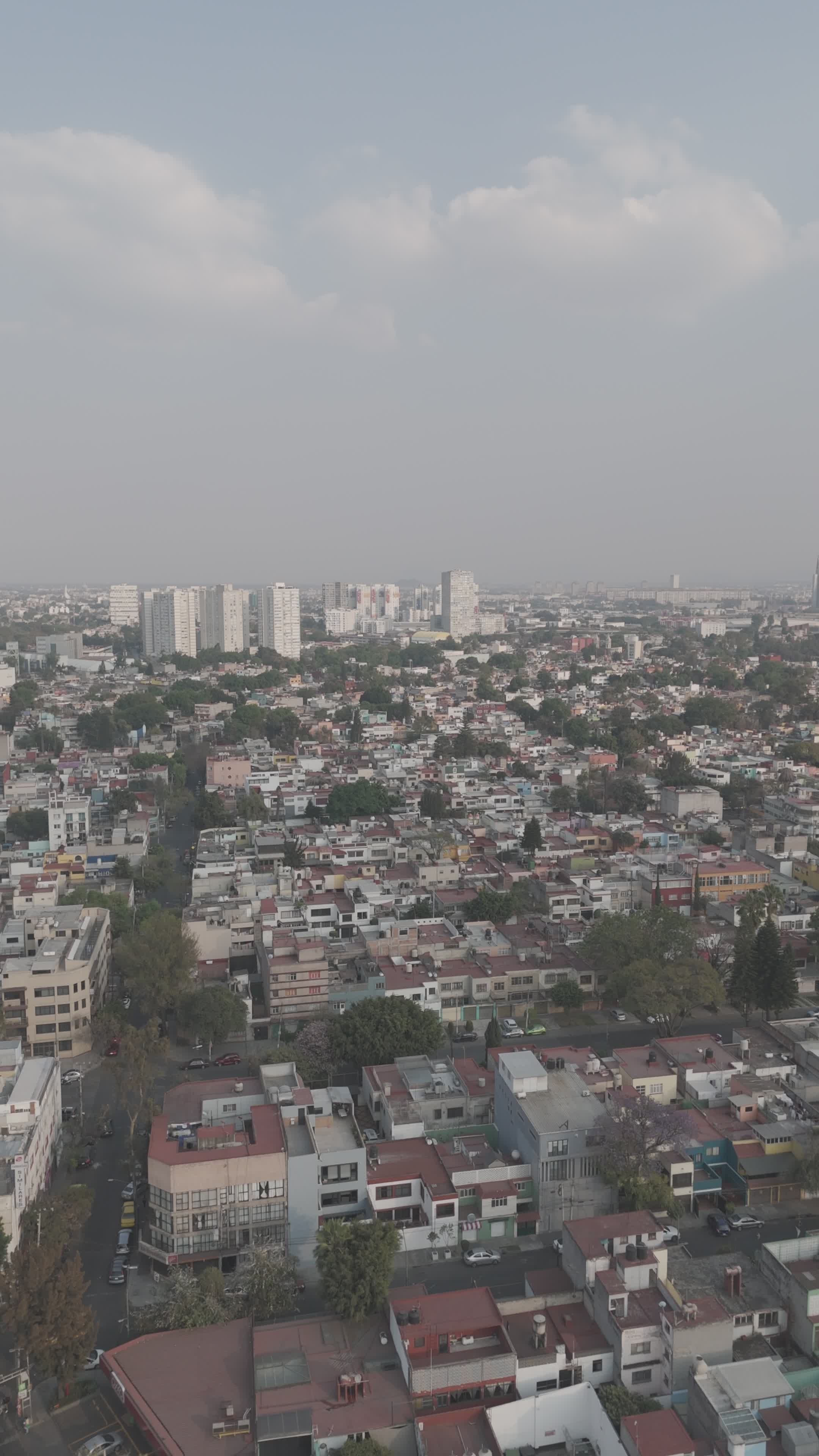 Aerial View of Cityscape in Mexico City Free Stock Video Footage ...