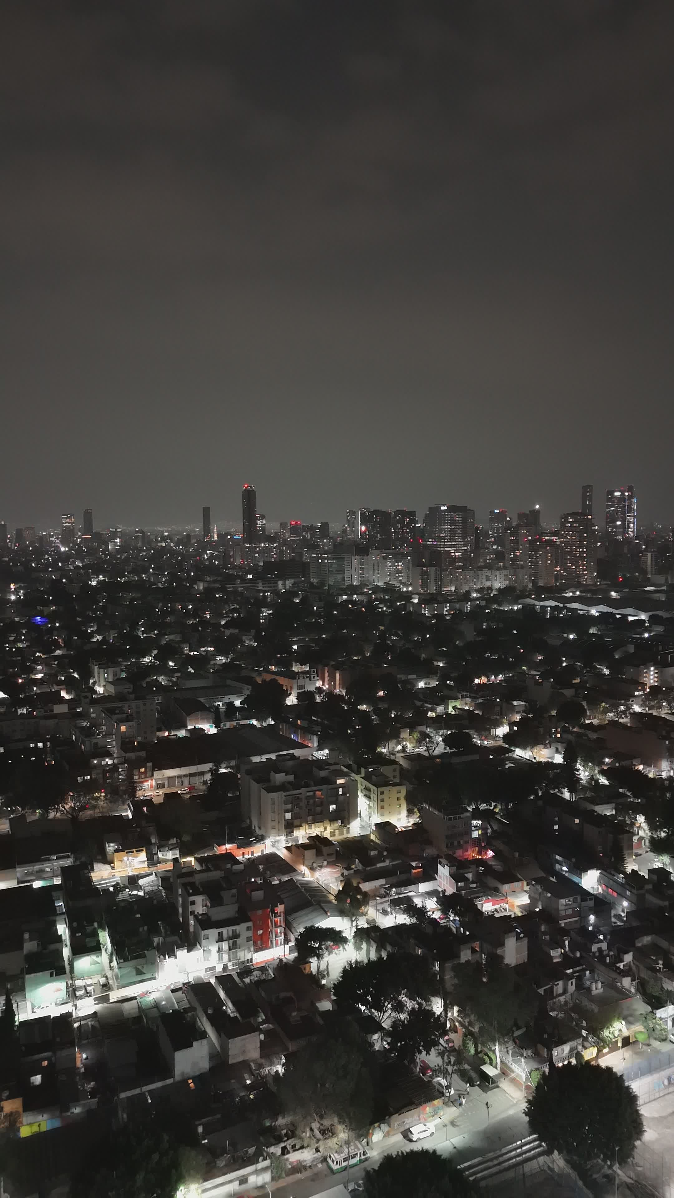 stunning nighttime city skyline from above 35988528 — free pexels stock footage