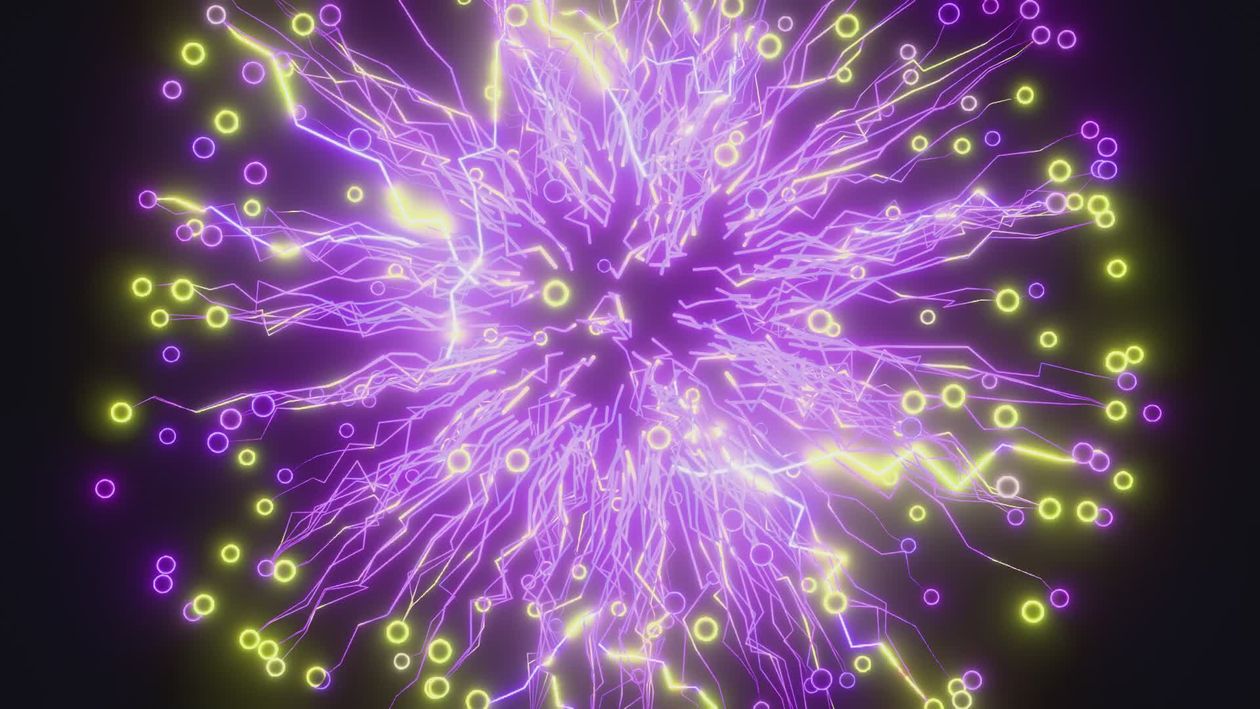 Colorburst Animation Vibrant Abstract Light Burst Animation Free Stock Video Footage ...