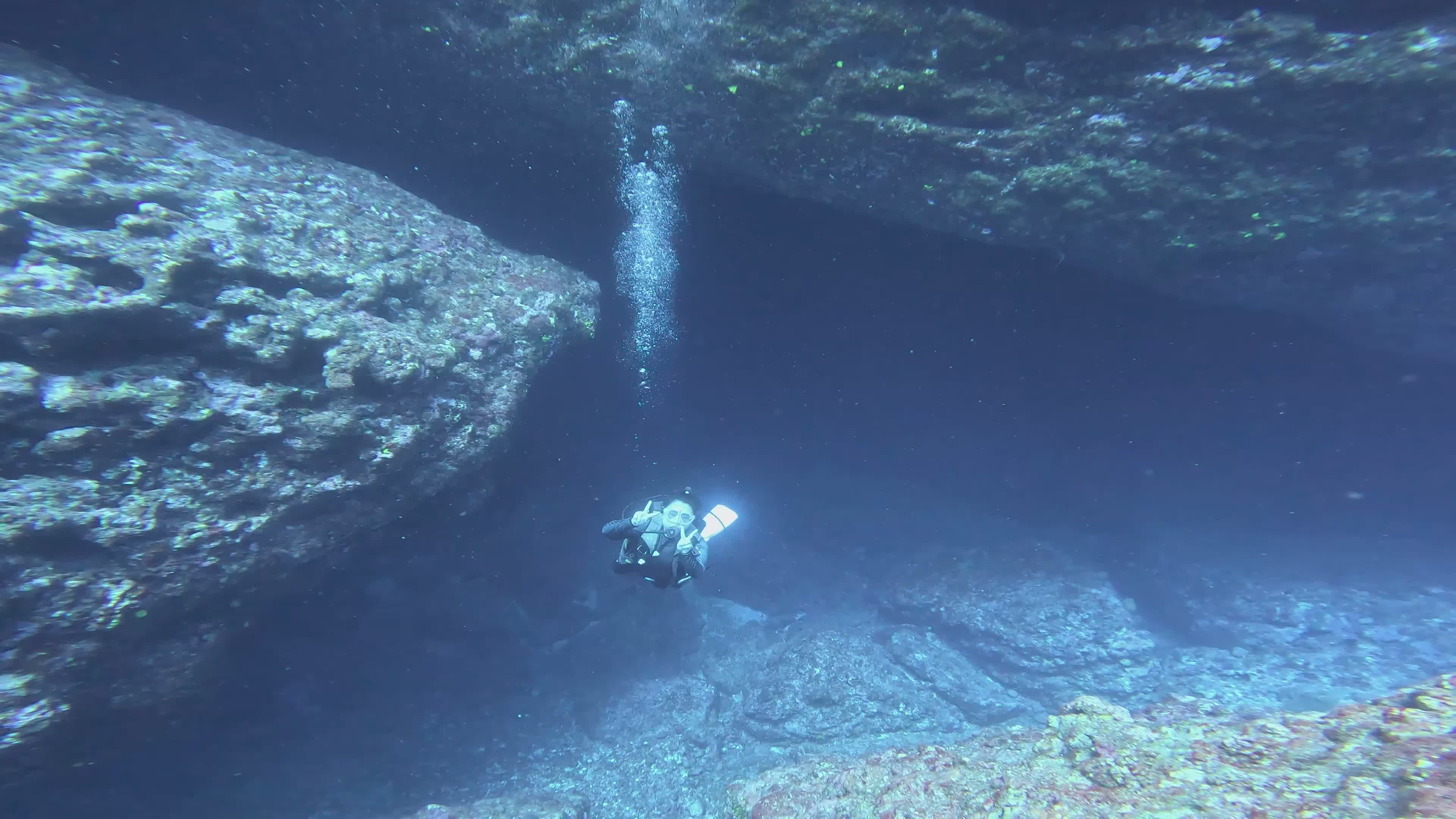 Breathtaking Underwater Scuba Diving Adventure Free Stock Video Footage ...