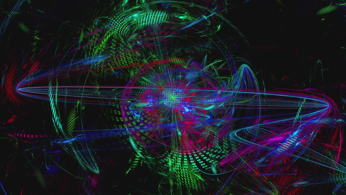 Dynamic Abstract Animation with Vibrant Lines Free Stock Video Footage ...