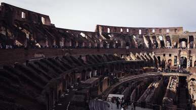 explore the historic colosseum interior